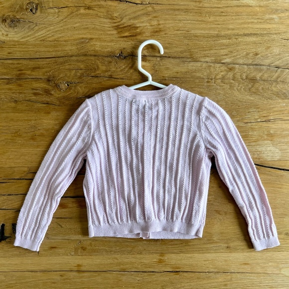 GAP. Size XS (4-5). Light pink button up cardigan. - Picture 5 of 5